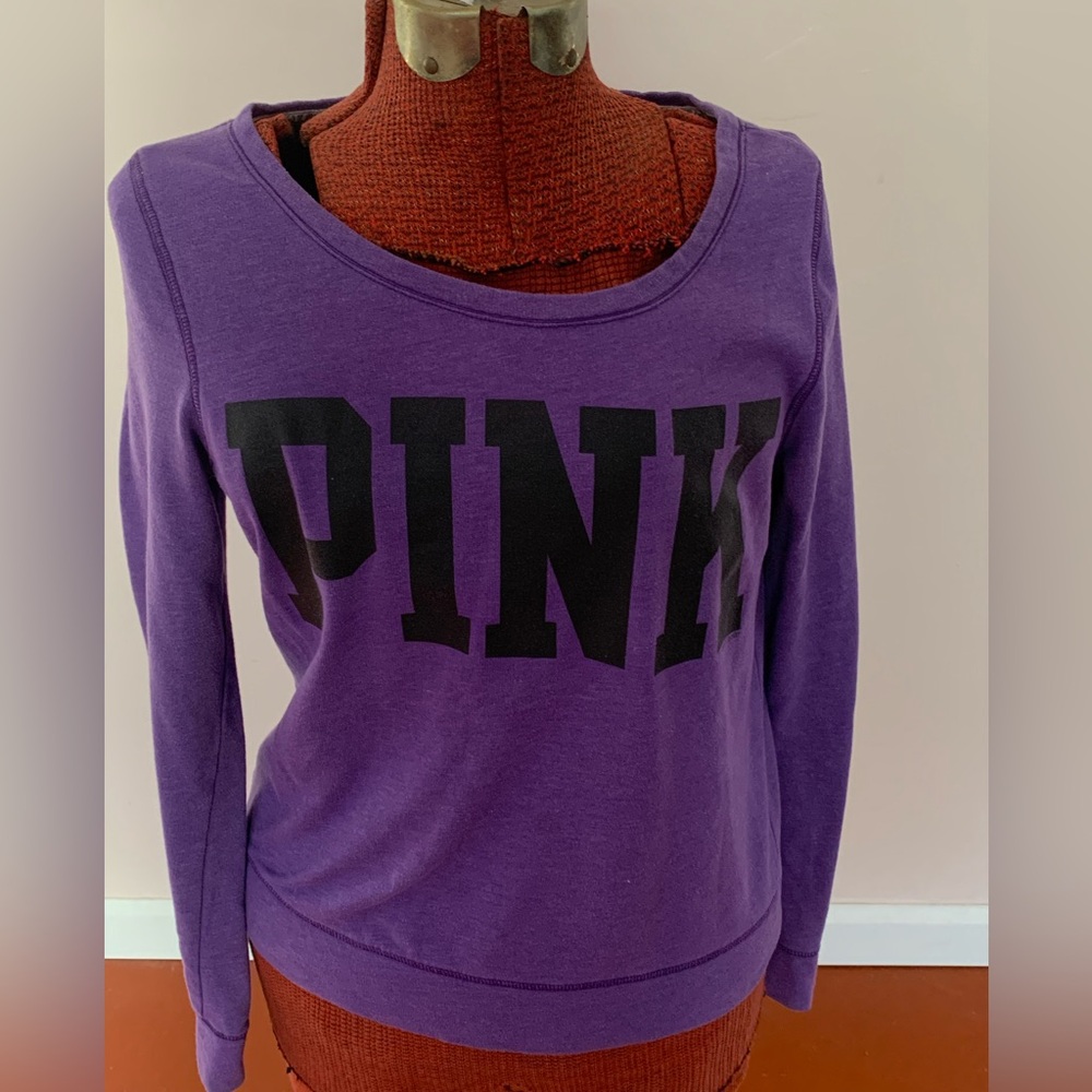 PINK Victoria's Secret Vibrant Purple Sweatshirt